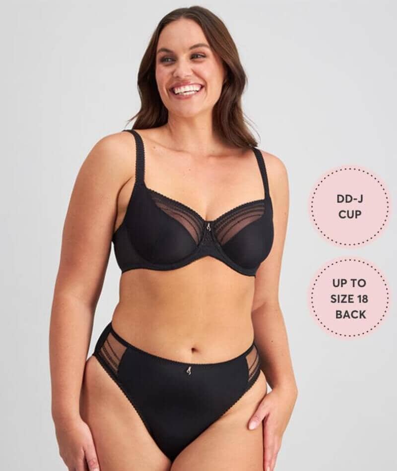 Fayreform Faithful Underwire Bra - Black Bras